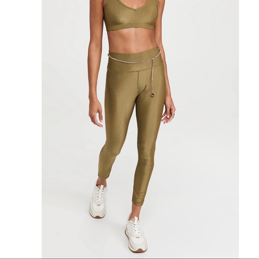 NWT WeWoreWhat Active High rise chain leggings